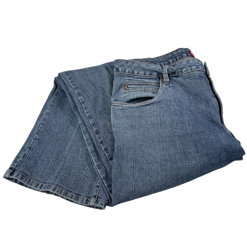 Westport Woman 18W Blue Jeans Straight Leg Mid Rise Casual Classic Normcore